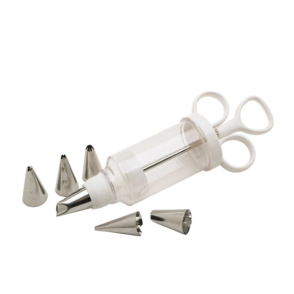 Kitchen Craft Sweetly Does It Icing Syringe With 6 Nozzles 3 Kitchen Craft Sweetly Does It Icing Syringe With 6 Nozzles