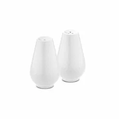 Lyngby Porcelæn Rhombe Salt & Pepper Set, White