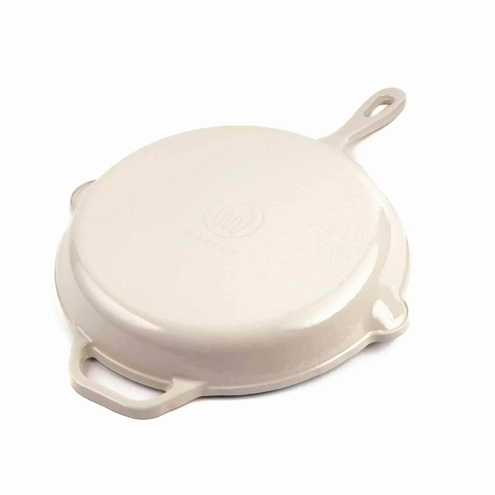 Mareld Gietijzeren Frituurpan, Creme 4 Mareld Gietijzeren Frituurpan, Creme - Afbeelding 2