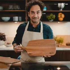 Markus Aujalay Markus Kaasplankje Met Bestek 48x20x1,5 Cm, Acaciahout -Potten & pannen Winkel markus aujalay markus cheese board 19991 met bestek 20