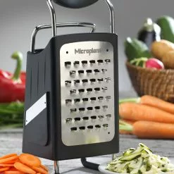 Microplane Box Grater With 4 Sides -Potten & pannen Winkel microplane box grater with 4 sides 5
