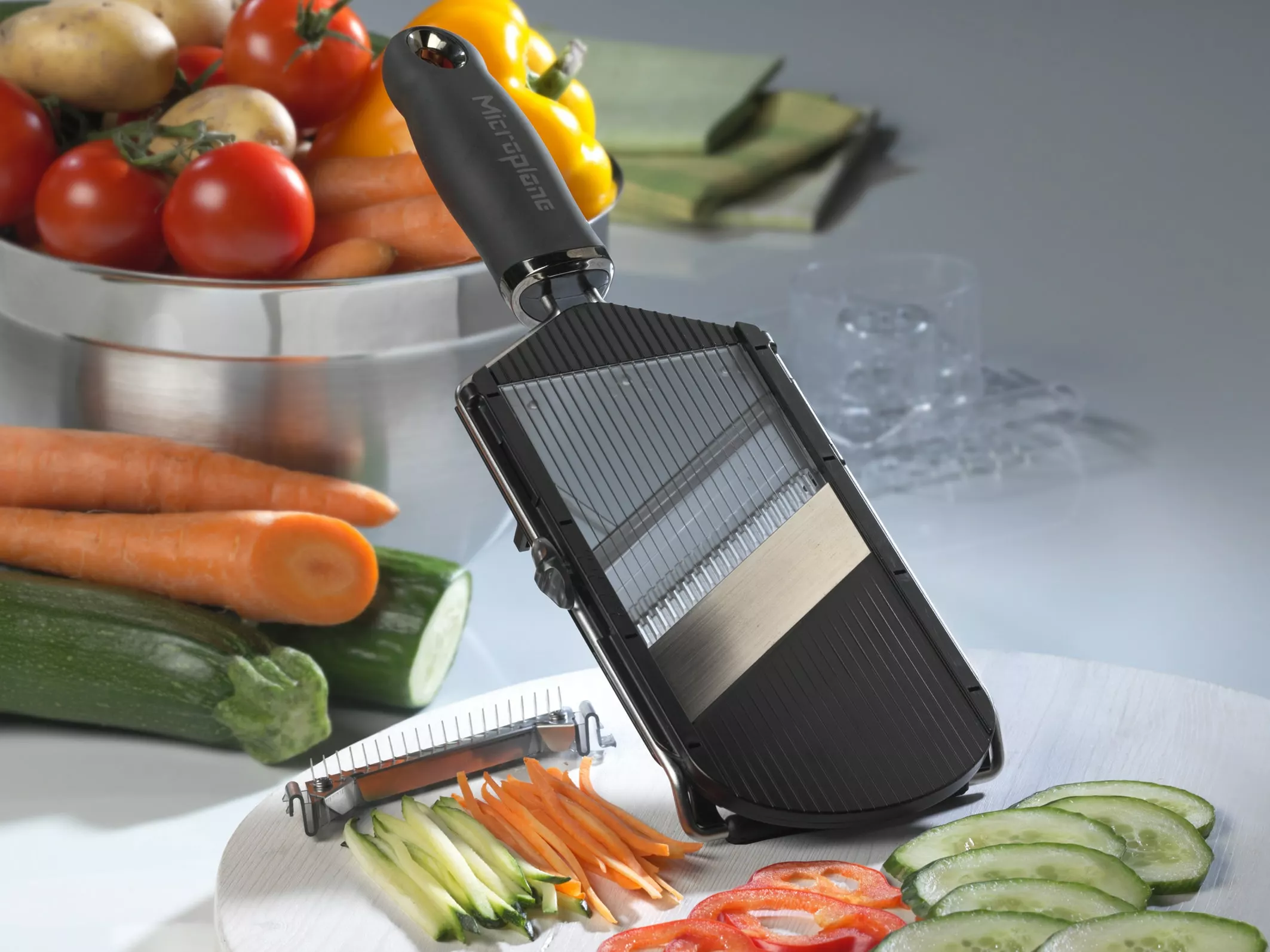 Microplane Adjustable Slicer With Julienne Blade 6 Microplane Adjustable Slicer With Julienne Blade - Afbeelding 4