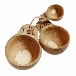 Muubs Emma Measuring Spoon Set, Teak