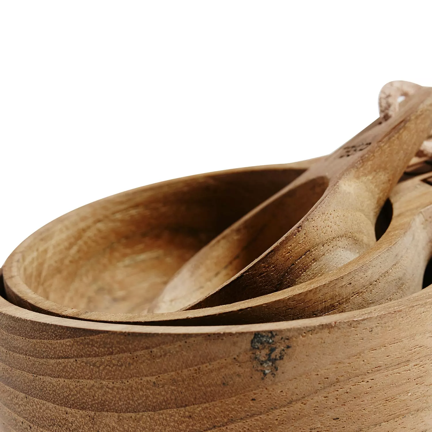 Muubs Emma Measuring Spoon Set, Teak 4 Muubs Emma Measuring Spoon Set, Teak - Afbeelding 2