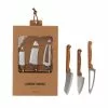 Nicolas Vahé Cheese Knives Acacia/Stainless Steel, 3 Pcs 1 Nicolas Vahé Cheese Knives Acacia/Stainless Steel, 3 Pcs -Potten & pannen Winkel nicolas vahe cheese knives acacia stainless steel 3 pcs 0