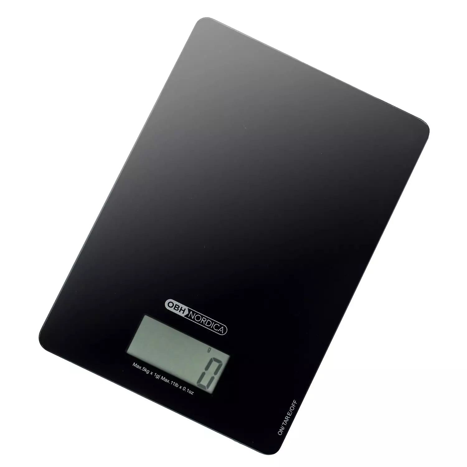 OBH Nordica Kitchen Scale Piano Black 3 OBH Nordica Kitchen Scale Piano Black