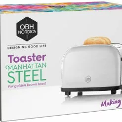 OBH Nordica Toaster Manhattan 2, 220-240V -Potten & pannen Winkel obh nordica toaster manhattan 2 220 240v 8