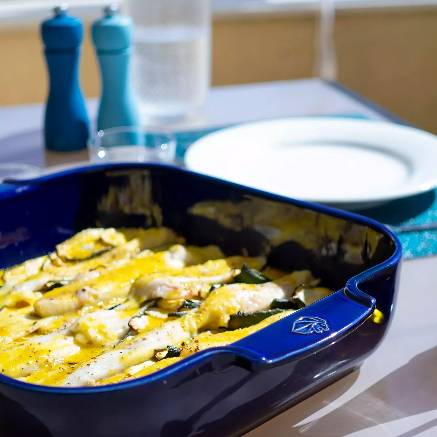 Peugeot Appolia Ovenschaal 28x28 Cm, Blauw 4 Peugeot Appolia Ovenschaal 28x28 Cm, Blauw - Afbeelding 2