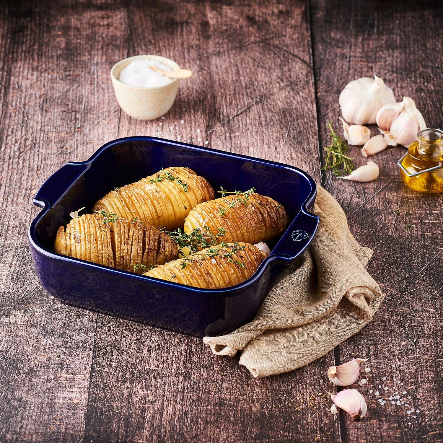 Peugeot Appolia Ovenschaal 28x28 Cm, Blauw 5 Peugeot Appolia Ovenschaal 28x28 Cm, Blauw - Afbeelding 3