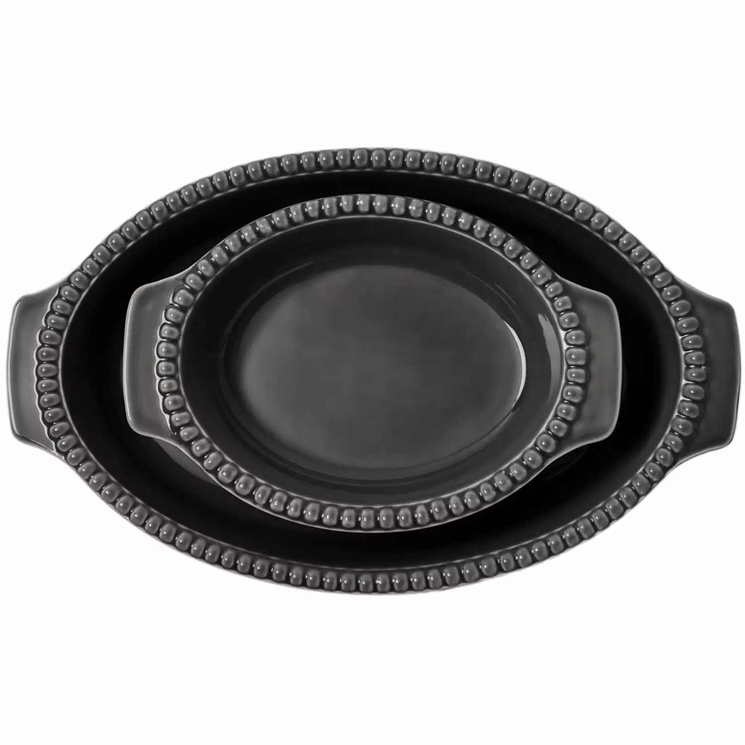 PotteryJo DARIA Ovenschaal 35 Cm, Clean Grey 5 PotteryJo DARIA Ovenschaal 35 Cm, Clean Grey - Afbeelding 3