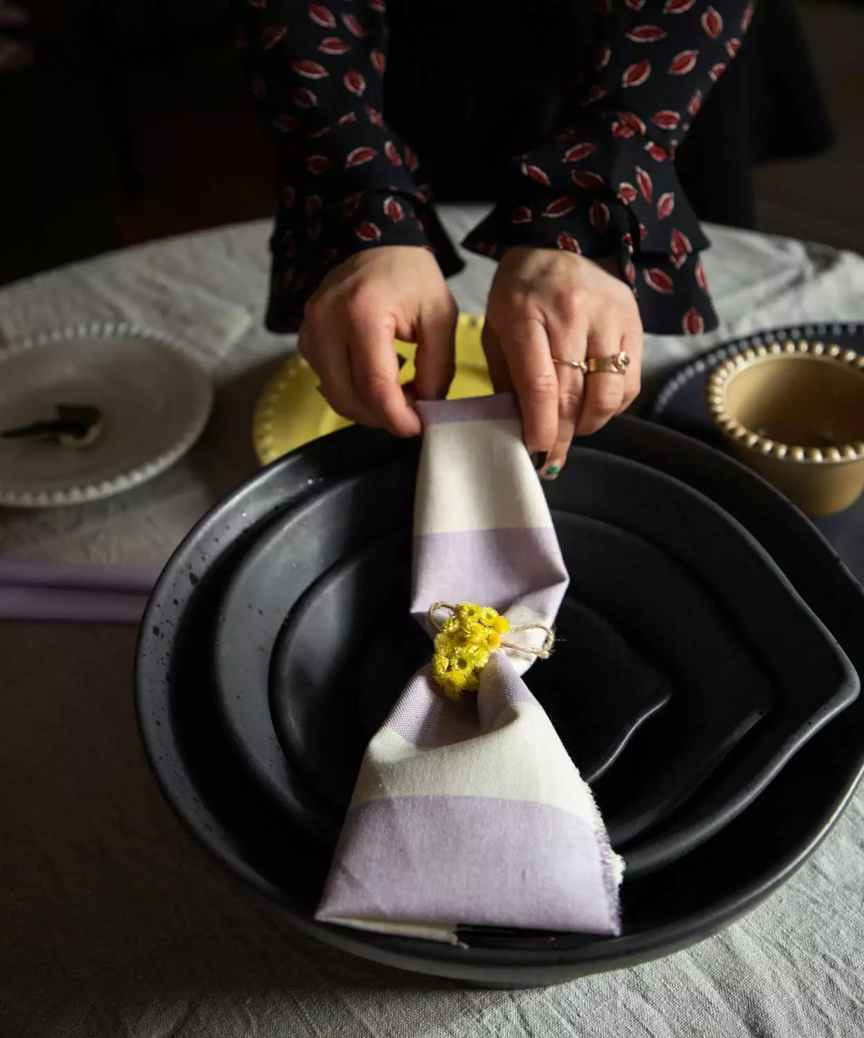 PotteryJo Peep Kom 12 Cm, Mat Zwart 7 PotteryJo Peep Kom 12 Cm, Mat Zwart - Afbeelding 5