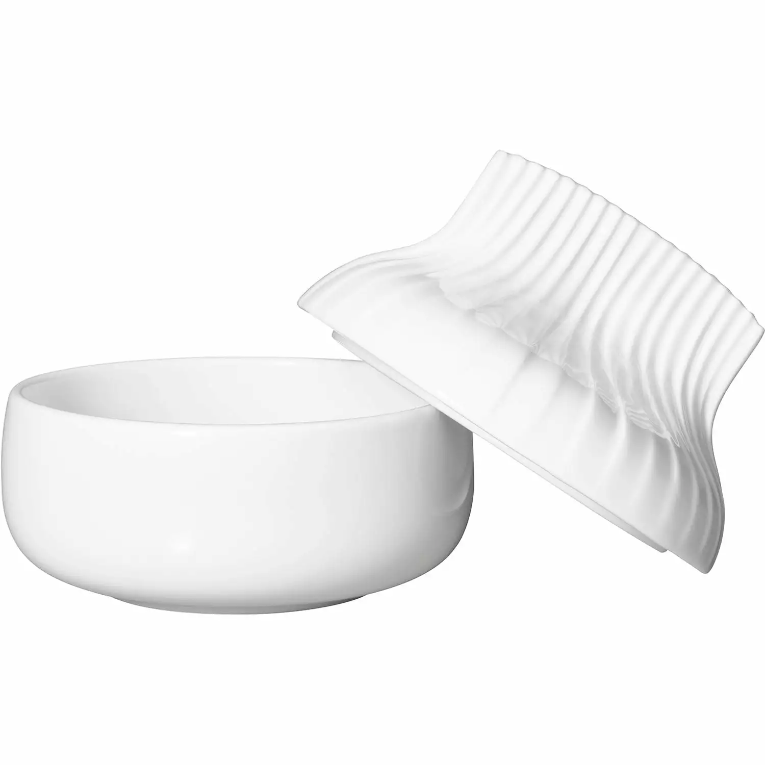 Rörstrand Pli Blanc Pot Met Deksel 0,35 L 4 Rörstrand Pli Blanc Pot Met Deksel 0,35 L - Afbeelding 2