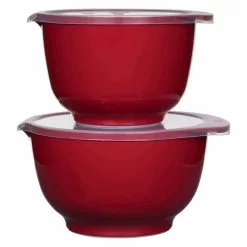 Rosti Margrethe Bowl Set 4 Pcs, Red