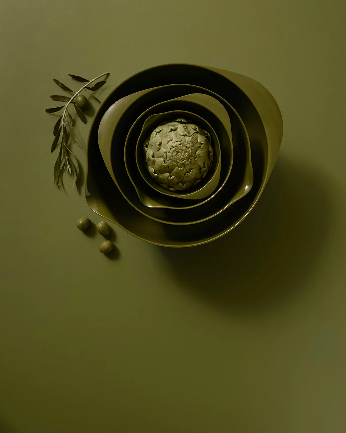 Rosti Margrethe Kom Olijfgroen, 0,5 L 4 Rosti Margrethe Kom Olijfgroen, 0,5 L - Afbeelding 2