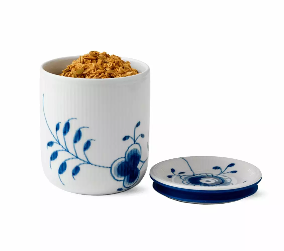 Royal Copenhagen Blue Fluted Mega Storage Jar 80 Cl 5 Royal Copenhagen Blue Fluted Mega Storage Jar 80 Cl - Afbeelding 3