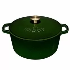 Sabor Gietijzeren Pot 4,4 L, Shiny Green