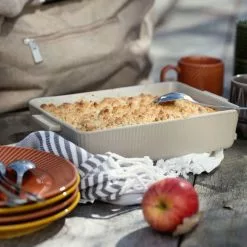 Sagaform Flora Ovenschaal Beige S, 19x30 Cm 9 Sagaform Flora Ovenschaal Beige S, 19x30 Cm -Potten & pannen Winkel sagaform flora ovenschaal beige 17