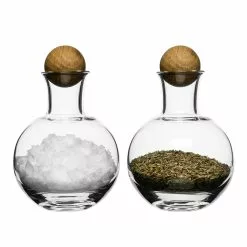 Sagaform Oak Spice Storage With Oak Stoppers, 2 Pcs