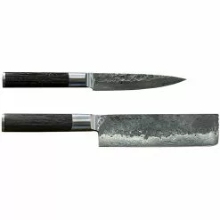 Satake Kuro Messenset Pak Van 2 Nakiri 18 Cm & Petty 11 Cm
