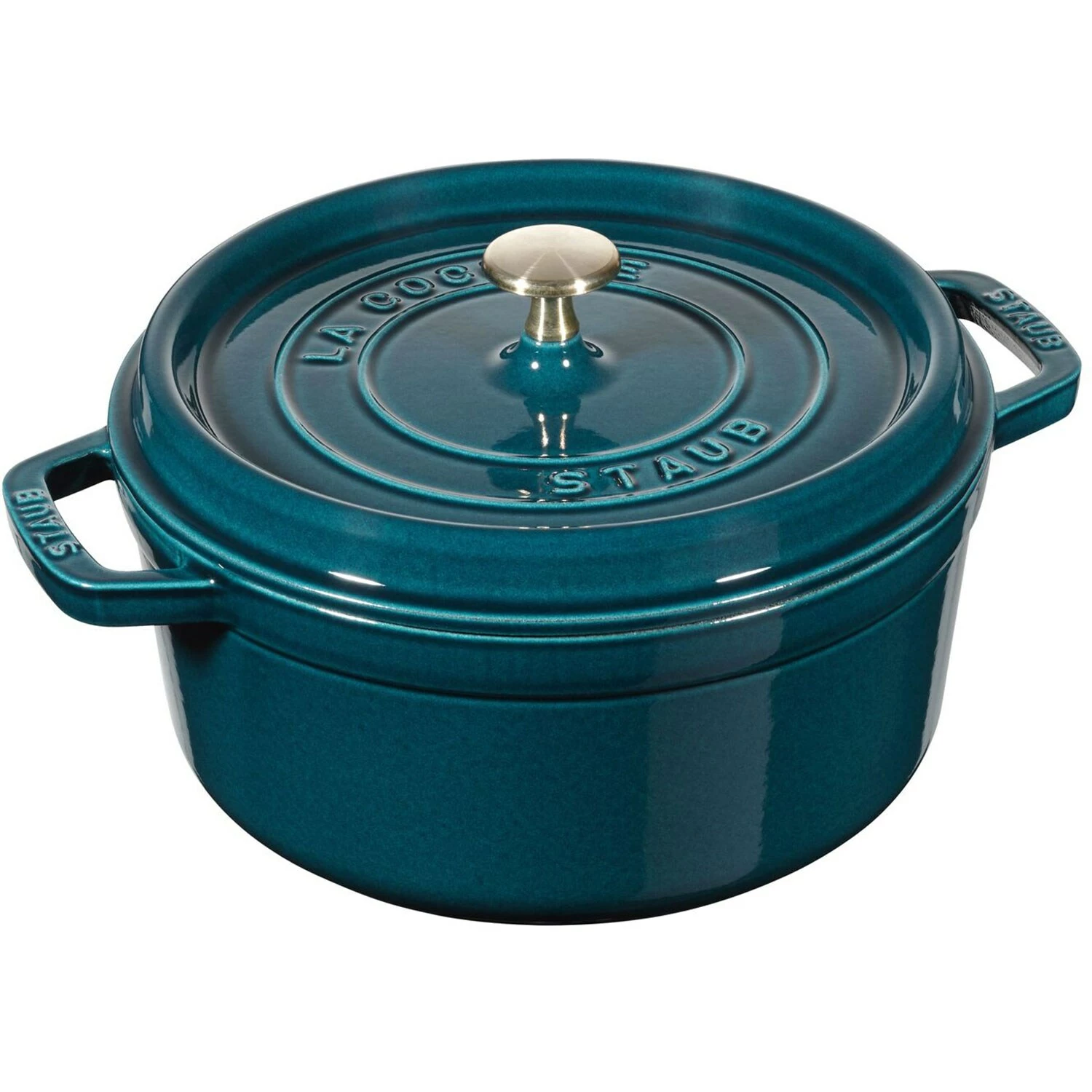 Staub Cocotte Rond 28 Cm 6,7 L, Petrolblauw 3 Staub Cocotte Rond 28 Cm 6,7 L, Petrolblauw
