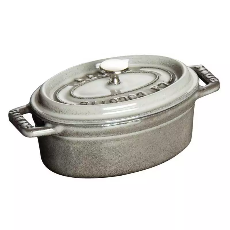 Staub Oval Casserole In Cast Iron 6,7 L, Graphite 3 Staub Oval Casserole In Cast Iron 6,7 L, Graphite