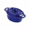 Staub Oval Ceramic Casserole 20 Cl, Dark Blue -Potten & pannen Winkel staub oval ceramic casserole 20 cl dark blue 0