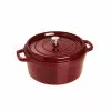 Staub Round Casserole In Cast Iron 6,7 L, Grenade Red -Potten & pannen Winkel staub round casserole in cast iron 67 l 2