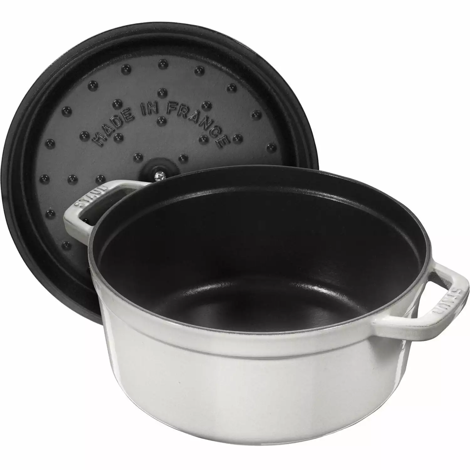 Staub Cocotte Rond, 28 Cm 6,7 L, Wit 4 Staub Cocotte Rond, 28 Cm 6,7 L, Wit - Afbeelding 2