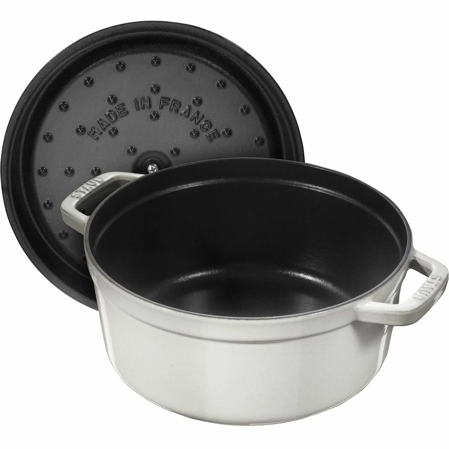 Staub Cocotte Rond, 26 Cm 5,2 L, Wit 4 Staub Cocotte Rond, 26 Cm 5,2 L, Wit - Afbeelding 2