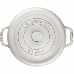 Staub Cocotte Rond, 26 Cm 5,2 L, Wit 8 Staub Cocotte Rond, 26 Cm 5,2 L, Wit -Potten & pannen Winkel staub staub cocotte rond 13