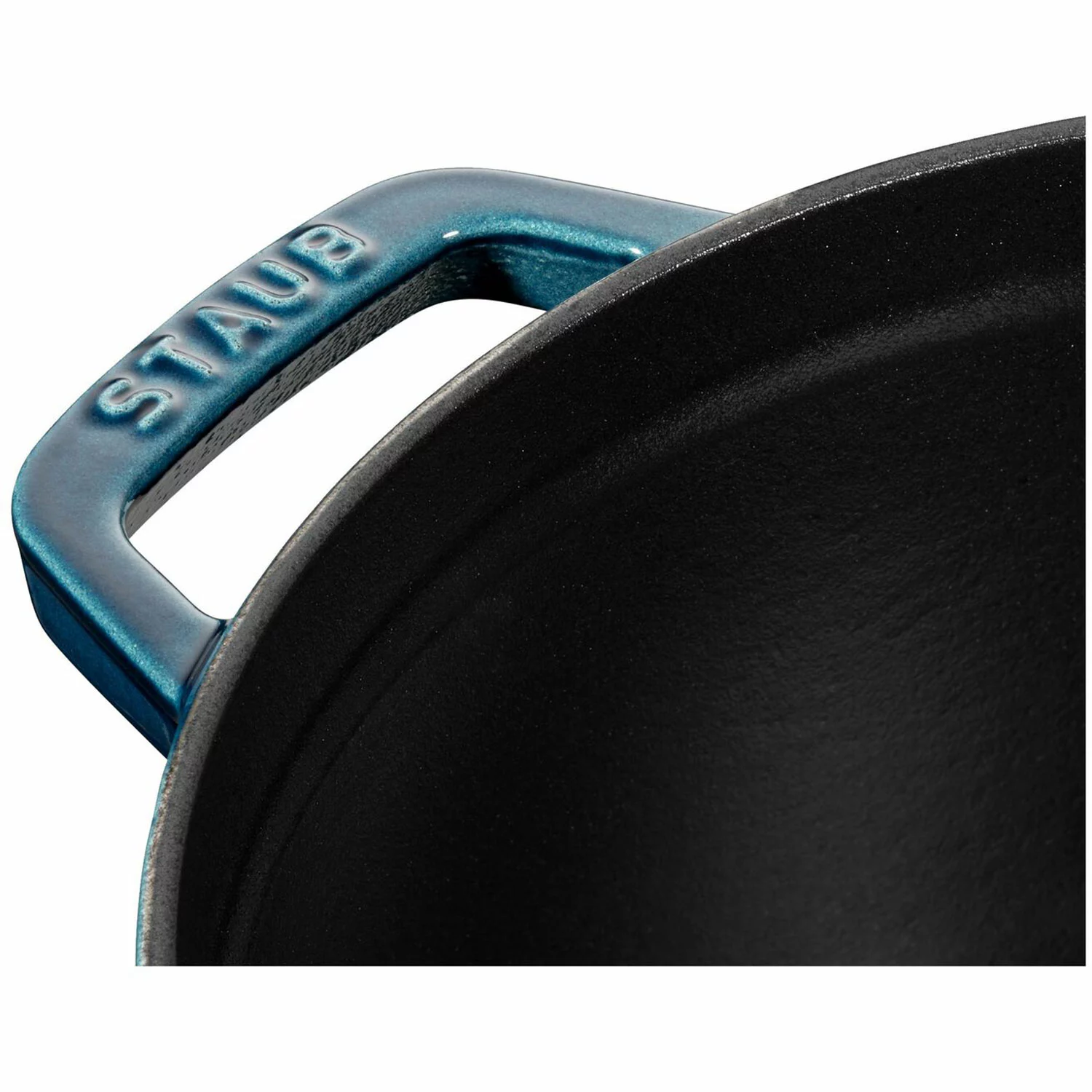 Staub Cocotte Rond 24 Cm 3,8 L, Petrolblauw 7 Staub Cocotte Rond 24 Cm 3,8 L, Petrolblauw - Afbeelding 5