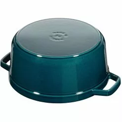 Staub Cocotte Rond 28 Cm 6,7 L, Petrolblauw 9 Staub Cocotte Rond 28 Cm 6,7 L, Petrolblauw -Potten & pannen Winkel staub staub cocotte rond 9