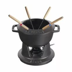 Staub Fondue Set Black 1,65 L