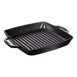 Staub Griddle Pan 28x28 Cm, Black