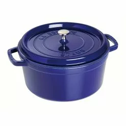 Staub Round Casserole In Cast Iron 6,7 L, Dark Blue