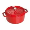 Staub Round Cocotte 26 Cm 5,2 L, Red -Potten & pannen Winkel staub staub round cocotte red 2