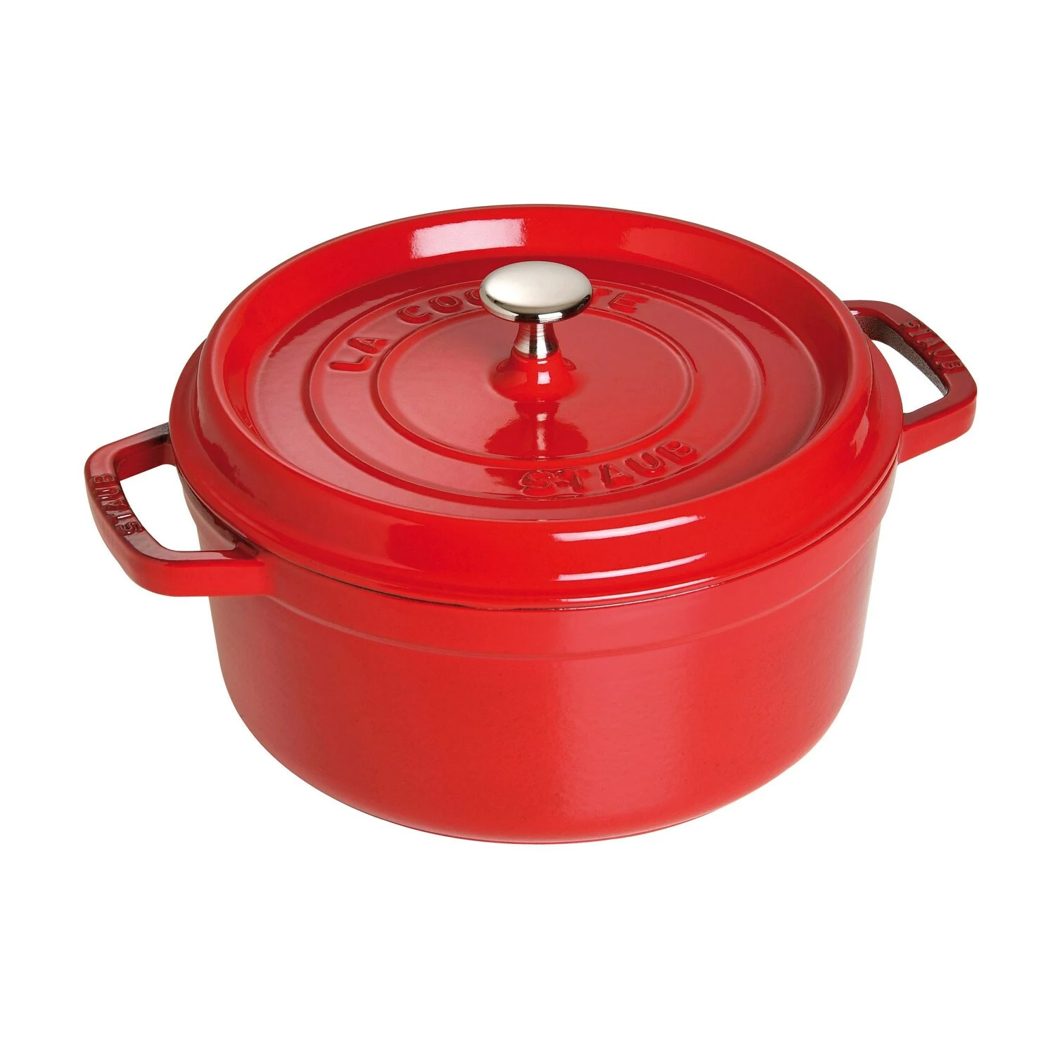 Staub Round Cocotte 26 Cm 5,2 L, Red 3 Staub Round Cocotte 26 Cm 5,2 L, Red