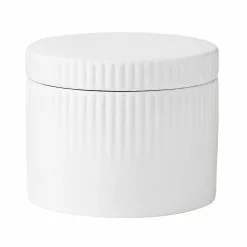 Stelton Pleat Salt Cellar, White