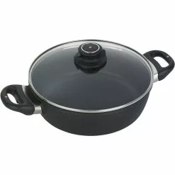 Swiss Diamond XD Braadpan Met Glazen Deksel Inductie, 24 Cm