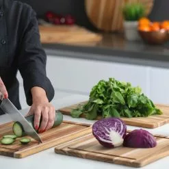 TeakHaus Snijplank 40,6x28 Cm -Potten & pannen Winkel teakhaus snijplank 406x28 cm 1