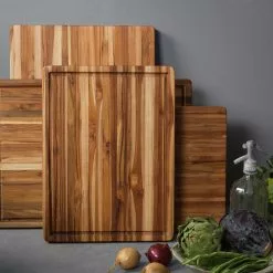 TeakHaus Snijplank 40,6x28 Cm -Potten & pannen Winkel teakhaus snijplank 406x28 cm 3