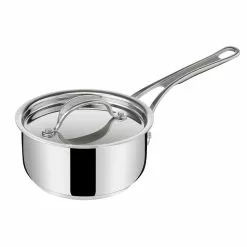 Tefal Jamie Oliver Cook's Classic Steelpan Met Deksel Roestvrij Staal, 16 Cm / 1,5 L
