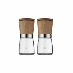 WMF Ceramill Salt/Pepper Mill 13,8 Cm, Oak/Clear