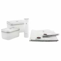 Zwilling Fresh & Save Startpakket Met Vacuümpomp / Tassen / Bakjes Van Plastic, 7 Stuks