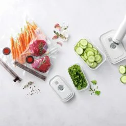 Zwilling Fresh & Save Startpakket Met Vacuümpomp / Tassen / Bakjes Van Plastic, 7 Stuks 9 Zwilling Fresh & Save Startpakket Met Vacuümpomp / Tassen / Bakjes Van Plastic, 7 Stuks -Potten & pannen Winkel zwilling fresh save startpakket met vacuumpomp tassen bakjes van plastic 7 stuks 5